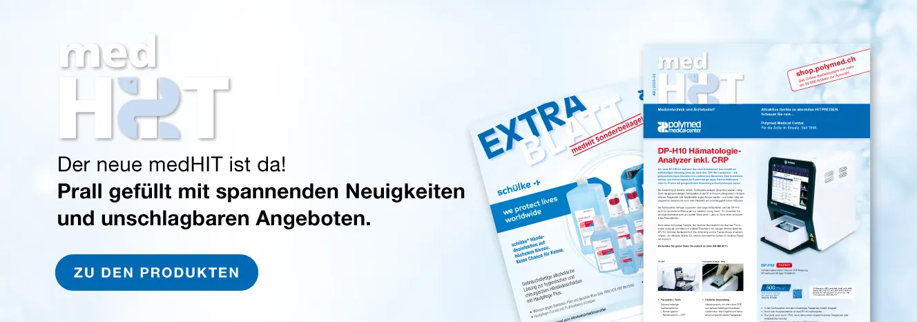 Der neue medHIT ist da! Prall gefüllt mit spannenden Neuigkeiten und unschlagbaren Angeboten.